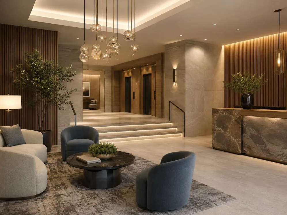 Drop a multifamily/common area photo